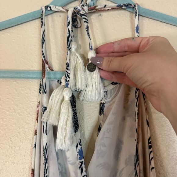 American Eagle Outfitters Floral Dress with Blue and Pink Accents XS - Picture 7 of 10